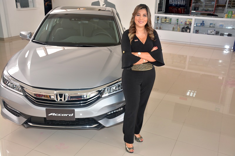 Francy Ortiz Gongora  Nueva Jefe Comercial de Honda Autoalmendro